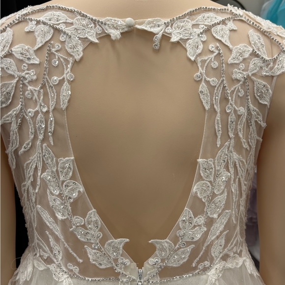 David’s  Bridal Size 20 W.  Beautiful tea-length gown - Picture 11 of 15